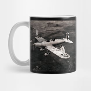 Extreme Tennis Black and White Mug